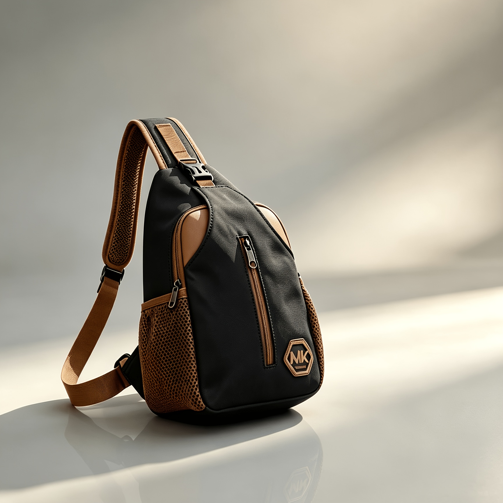 Unisex Canvas Chest Bag, Wear-resistant Casual Crossbody Waist Bag, Outdoor Commuting Sports Chest Bag, Simple Trendy Single-shoulder Portable Small Bag, Portable, In