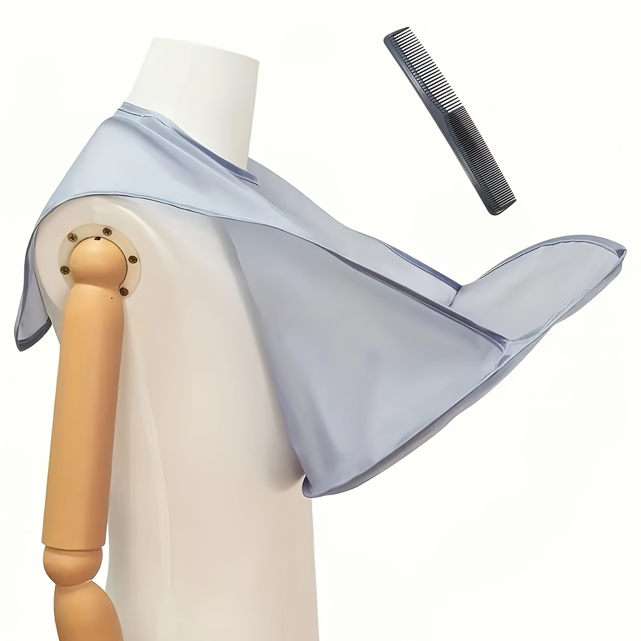 TEMU 1 stuks Multifunctionele Scheermantel en 1 stuks Haarborstel, Meerdere Kleuren Beschikbaar, Scheermesdoek Schort, Scheercollector, Geschikt voor