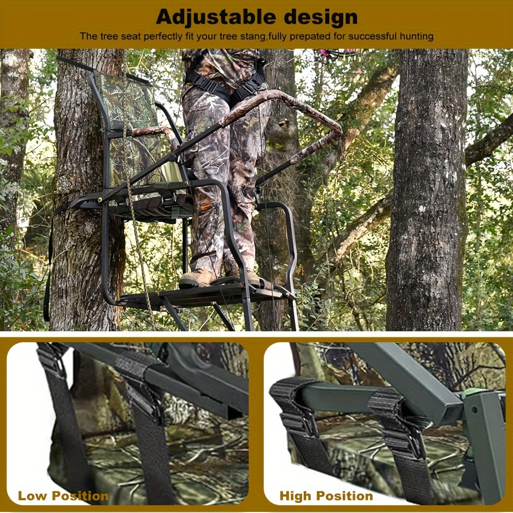 Tree Seat Lightweight Hunting Stool Hang On Tree Stands 12/mo