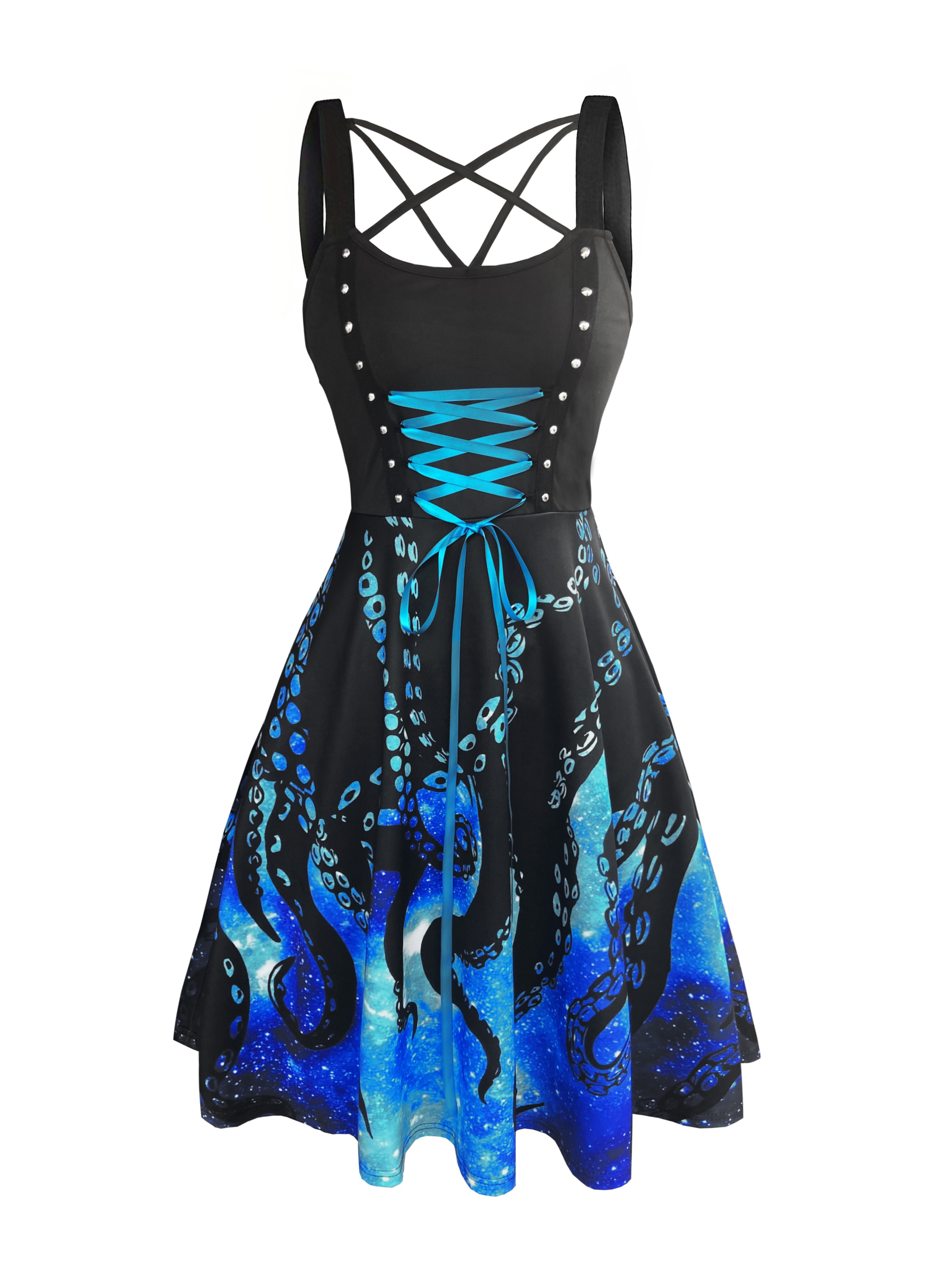 blue octopus dress New Look Dress N6786 – The Fold Line