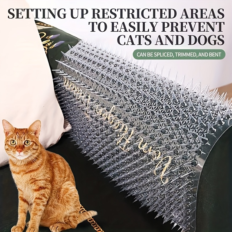 Anti Cat Spikes Cat Deterrent Mat Anti-Cat With Spikes, 12 Pack