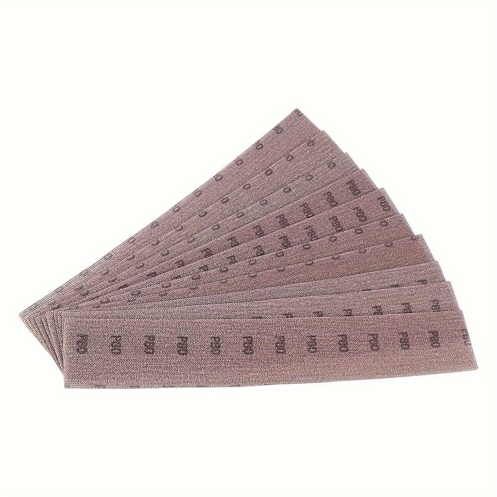 

20pcs Medium Grit Silicon Carbide Sanding Sheets, Self-adhesive Sandpaper For Sanding Blocks, Pvc & Nylon, 80-320 Grit Range, For Woodworking Automotive Air File Sander