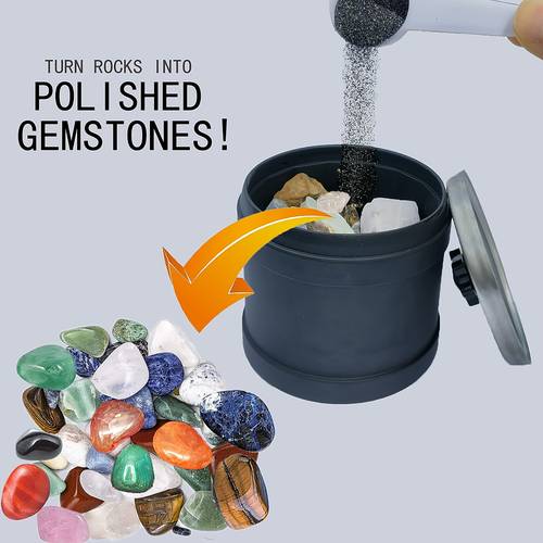 4 step rock grinder polishing kit with and aluminum oxide abrasive polishing stone grit kit for any rock grinder