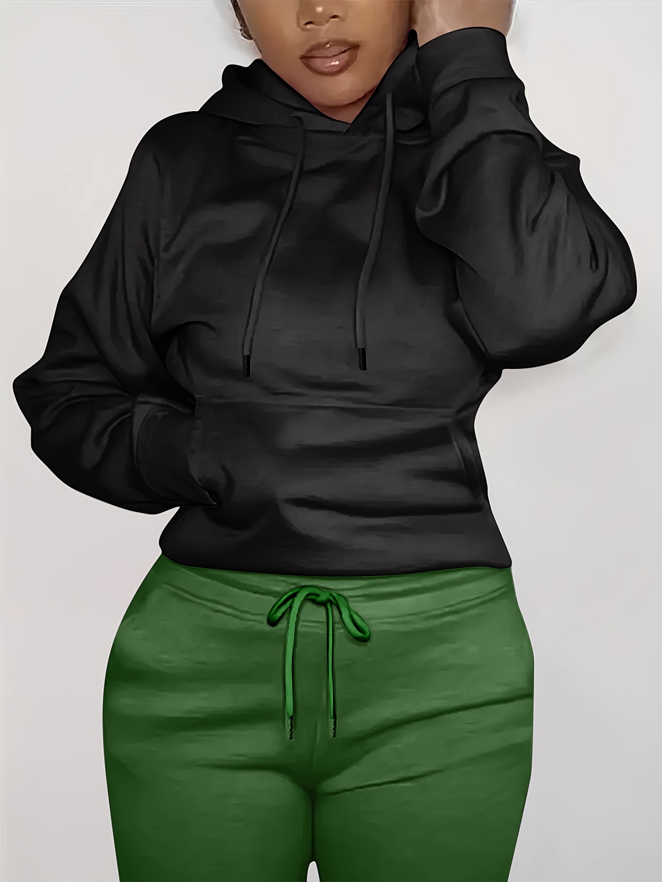 Kangaroo pocket sweatshirt without hood new arrivals