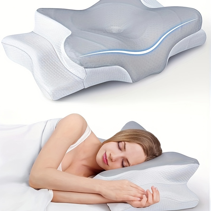 almohada espuma viscoelástica soporte extra almohada Temu