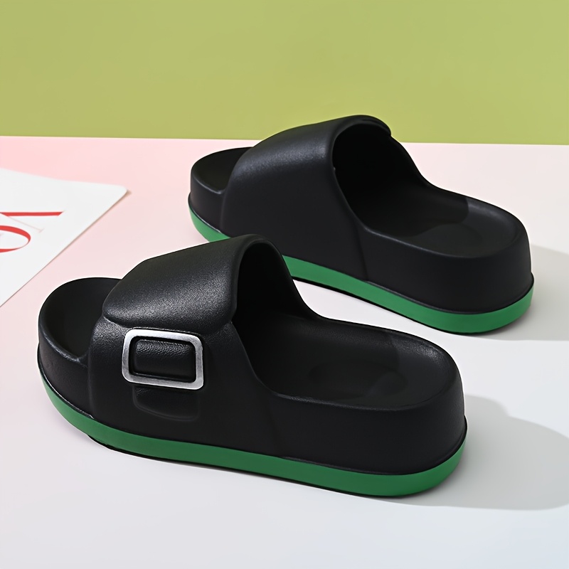 A Pair of Women'S 2025 Elegant And Simple Cloud EVA Slippers, Summer Fashion Casual Comfortable Soft-Soled Open-Toed Shoes, Open Slippers for Indoor And Outdoor Beach Showers