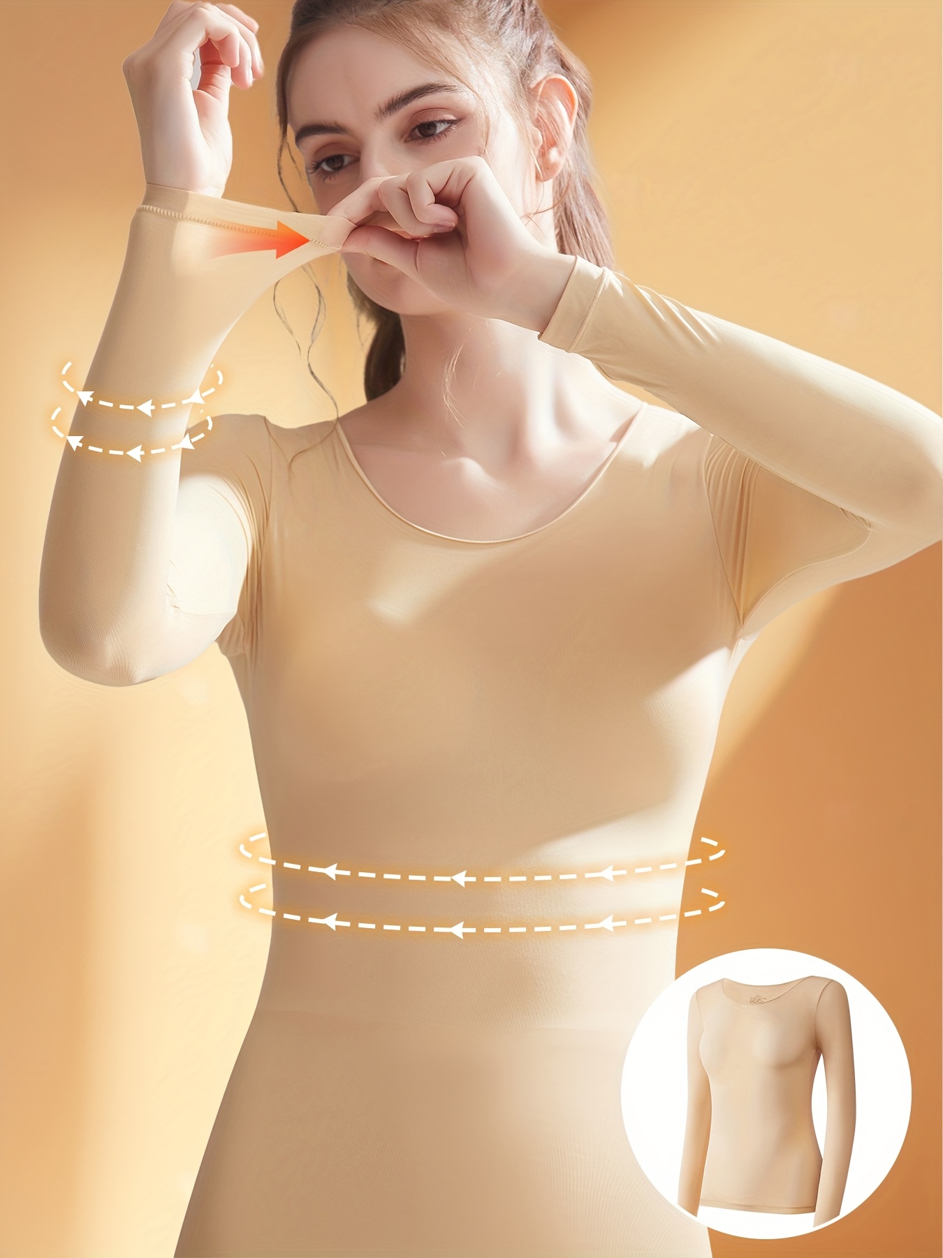 womens thermal clothing sold on Temu United States