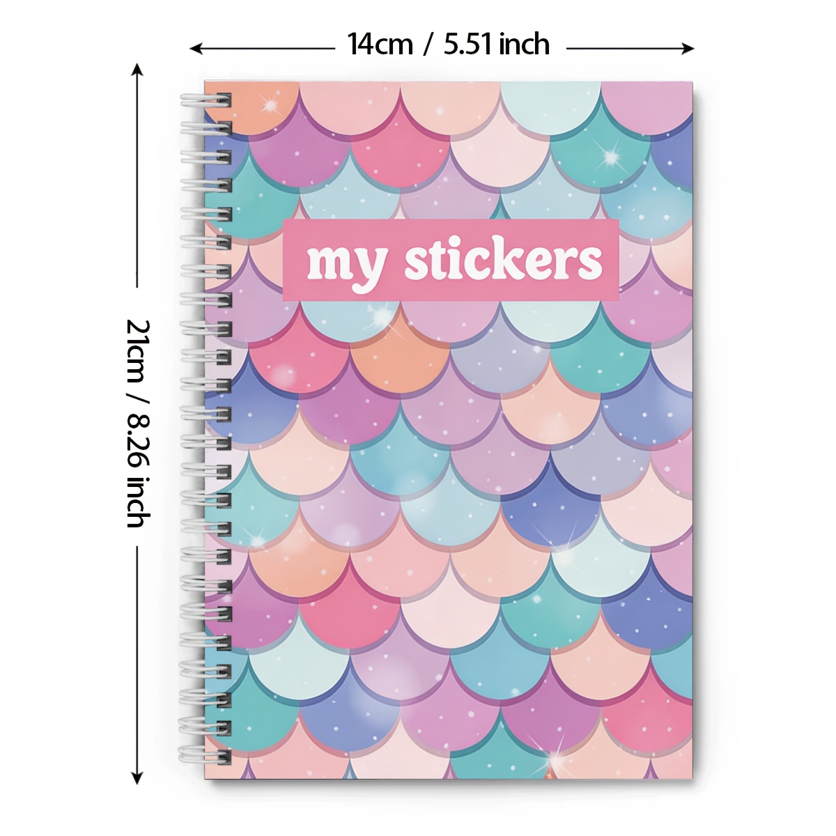TEMU 1pc 60 Pages Release Paper Sticker Collection Book, Cute Reusable Sticker Collection Book, Blank Sticker Storage Book, Gift For Sticker Lovers,