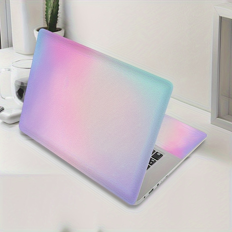 laptop skin sticker decal 12 13 13 3 14 15 15 4 15 6 inch waterproof laptop protector notebook vinyl skin stickers cover art decal notebook pc easy to apply purple pink green