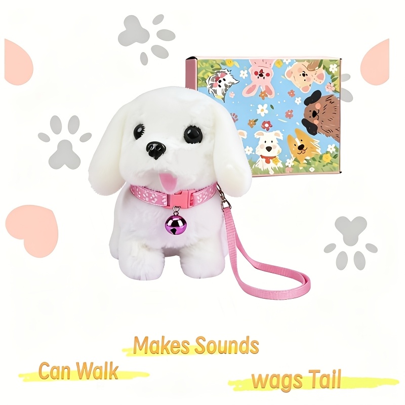 Realistic Robot Puppy | Interactive Electronic Dog That Walks & Barks | Size S | Great Gift For Kids