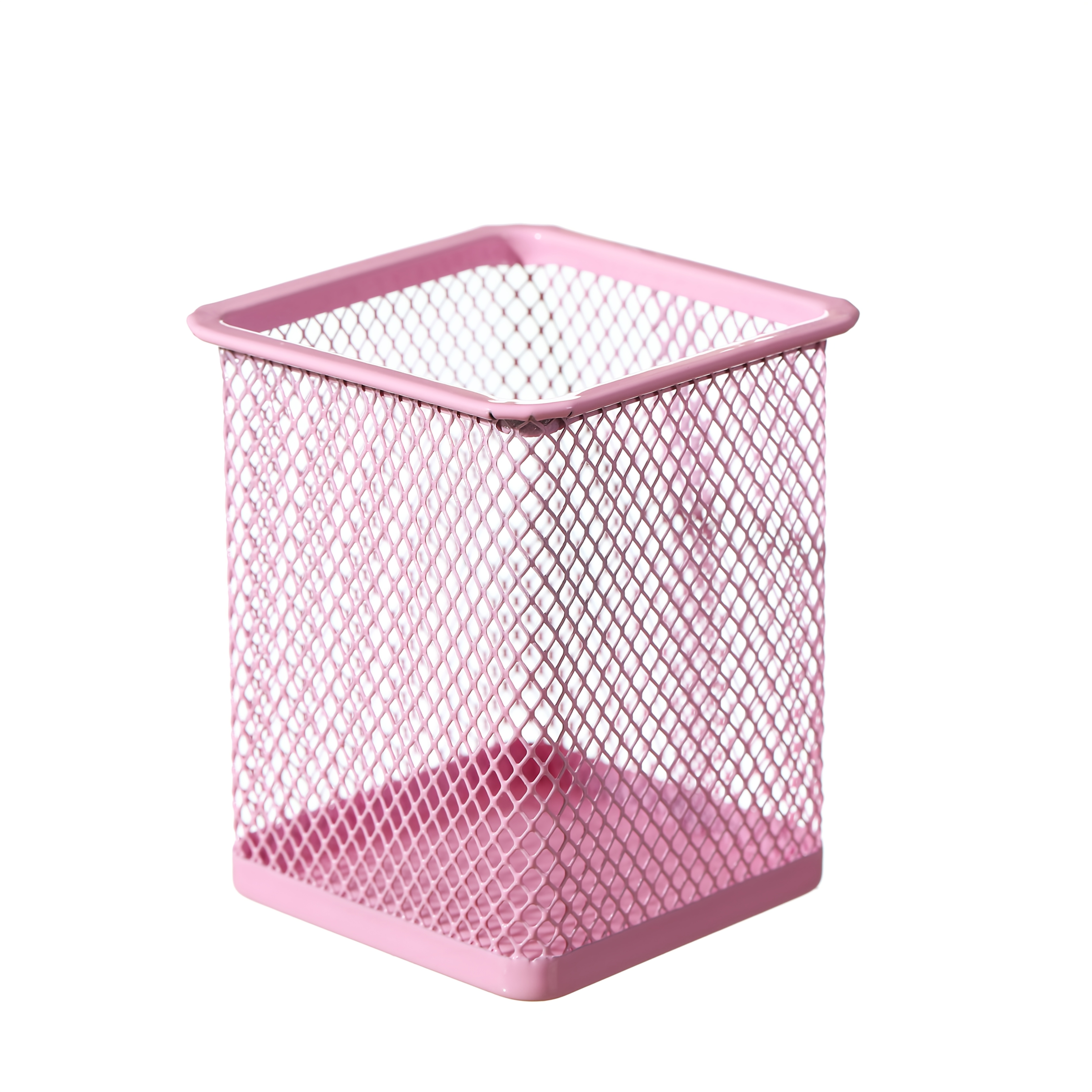 Image of Mesh Pencil Holder, Small Cup Desk Organizer For Stationery Storage, Suitable For Pens, Pencils, Erasers - For Use In Offices, Schools And Homes
