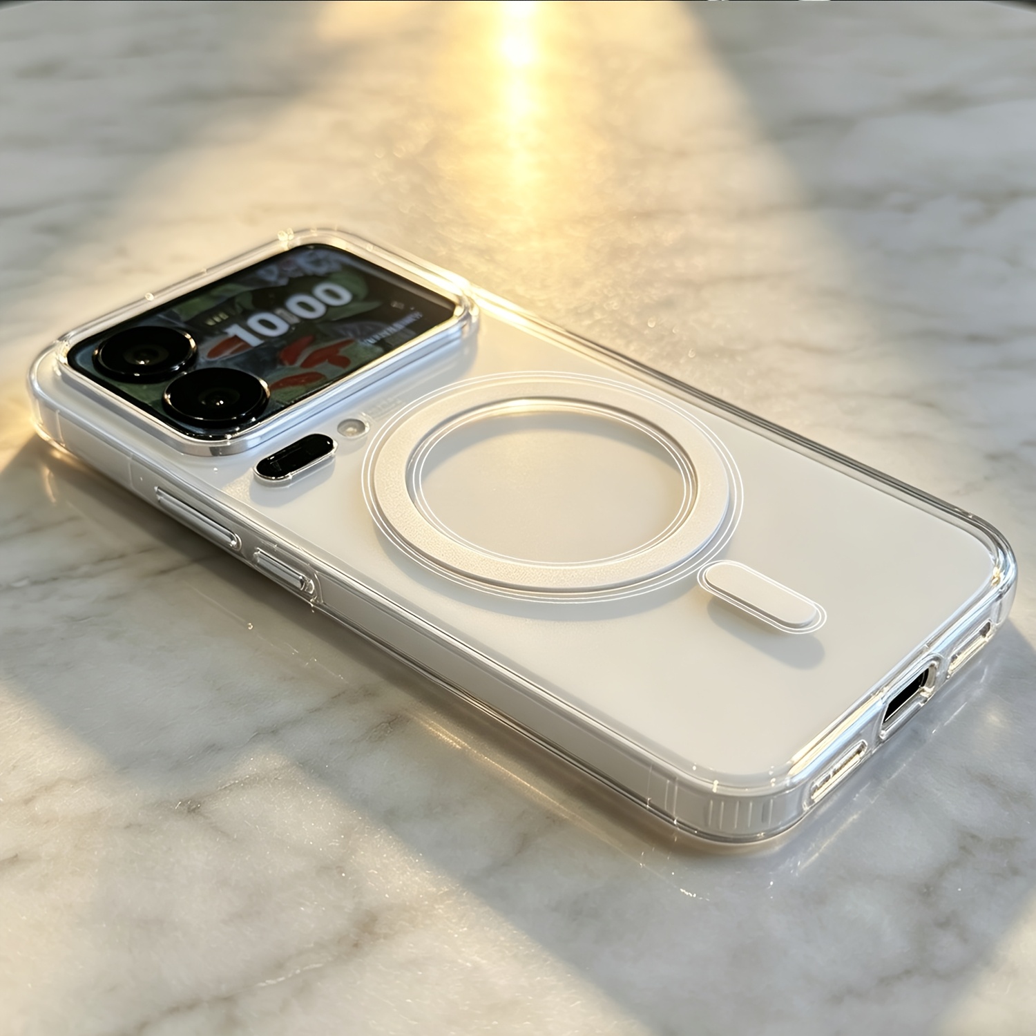 TEMU Phone Case - Luxury Clear Hard Magnetic Phone Case Wireless Charging Shockproof Protective Cover For Xiaomi 17 Pro Max 17 Pro 17 15t 15t Pro