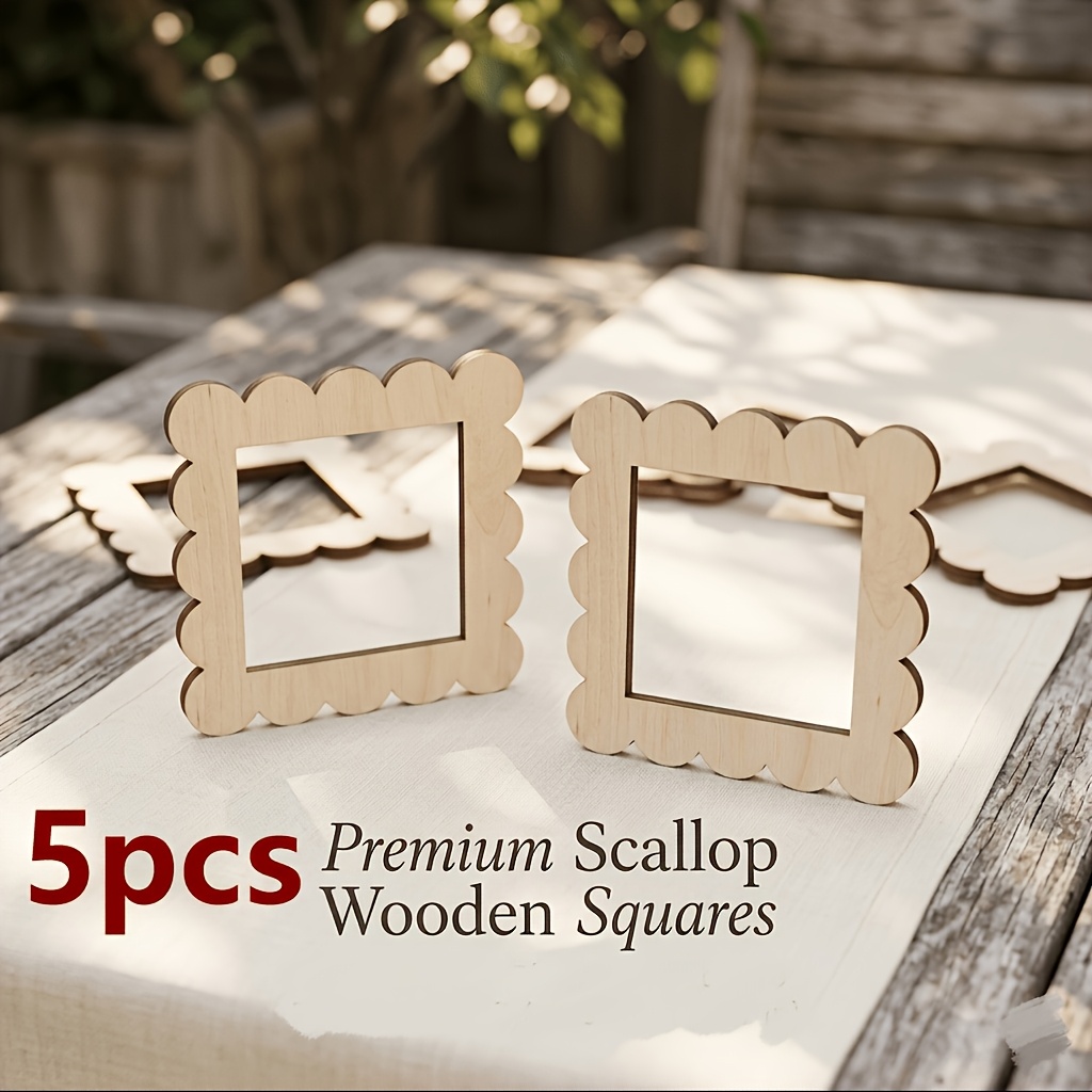 TEMU Juego de 5 marcos decorativos modernos de madera para interruptores, cubiertas de madera para interruptores, marcos anti-suciedad para