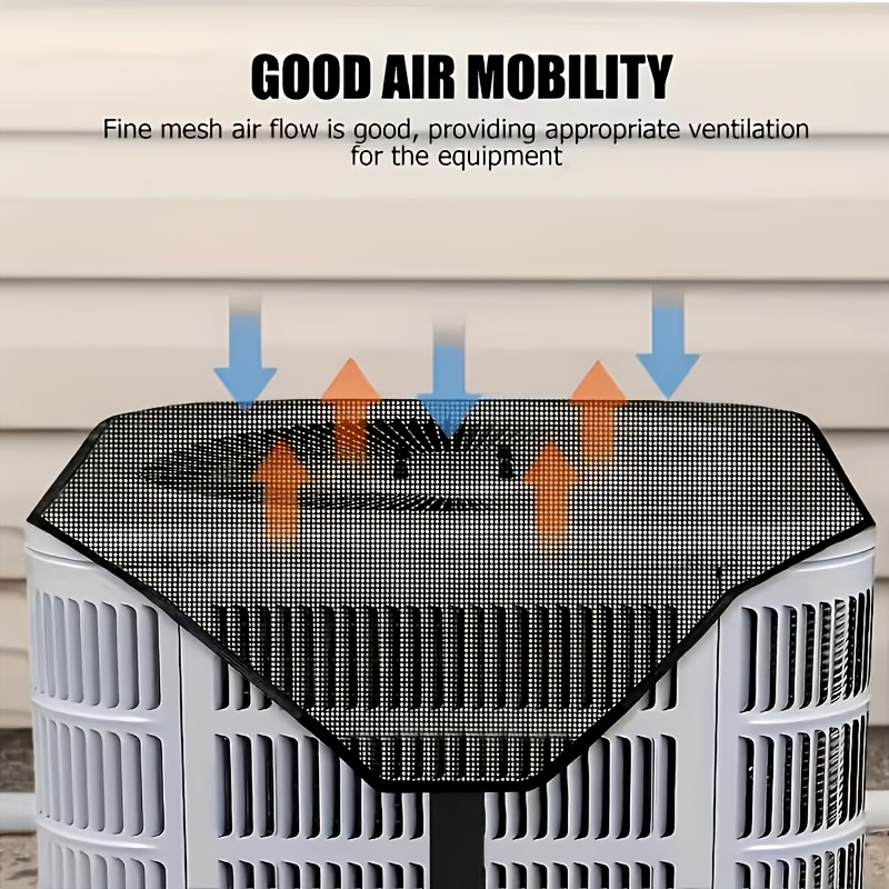 TEMU 1 Housse de climatiseur - Convient aux extérieures de climatisation , Housse de pour unité de climatisation extérieure, Housse de de ventilation