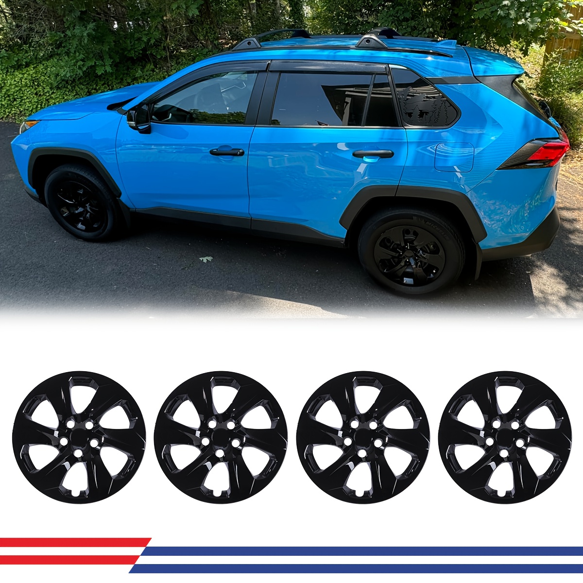 4pcs 17 Inch Hubcaps Wheel Rim Cover For Rav4 2019-2025 (not For Hybrid/prime Model), 17 Inch 17" , Wheel Covers Skins, Installation, Abs+ Caps Replacement For Car