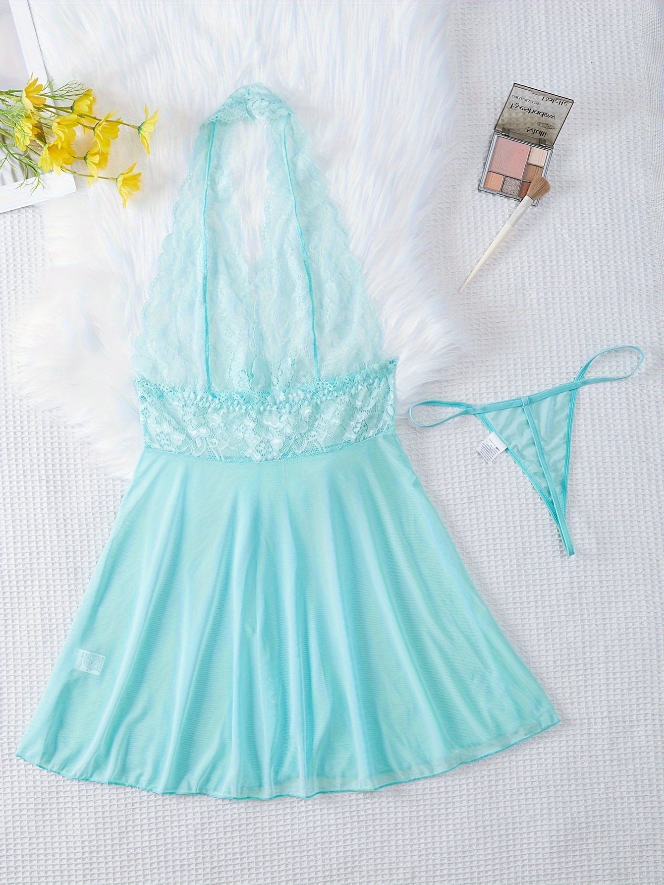 plus size lingerie dress womens plus contrast lace - Temu Qatar