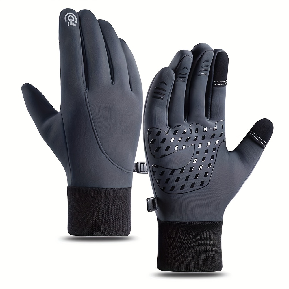 

Thermal Winter Gloves - Touchscreen Compatible, Waterproof & For Running, Driving, Cycling & Hiking