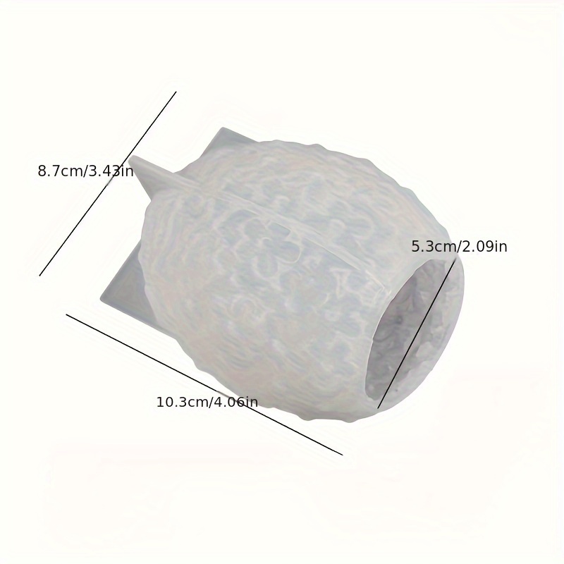 Egg-shaped Silicone Mold For Candles, Soaps, And Resin Crafts - Design For Home Decor,, And Easter Gifts