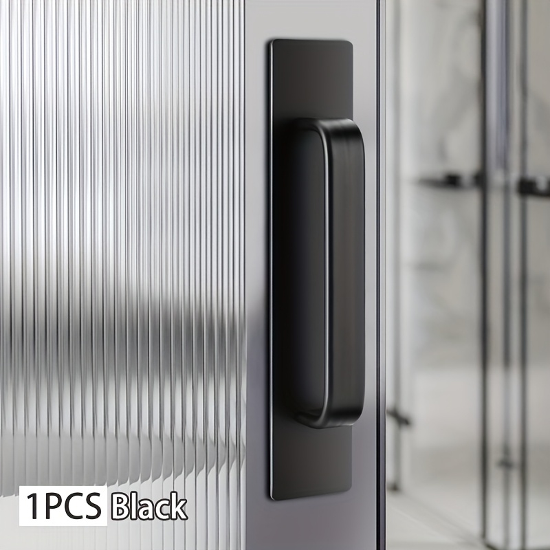 TEMU Poignée de porte perçage - Mini poignée ABS pour portes en bois, fenêtres, portes coulissantes, portes coulissantes en verre, poignées de tiroir
