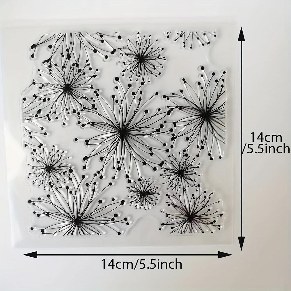 Azsg Beautiful Full Page Background Stamp For Scrapbooking Clip Art/card Making Decoration Clear Stamp