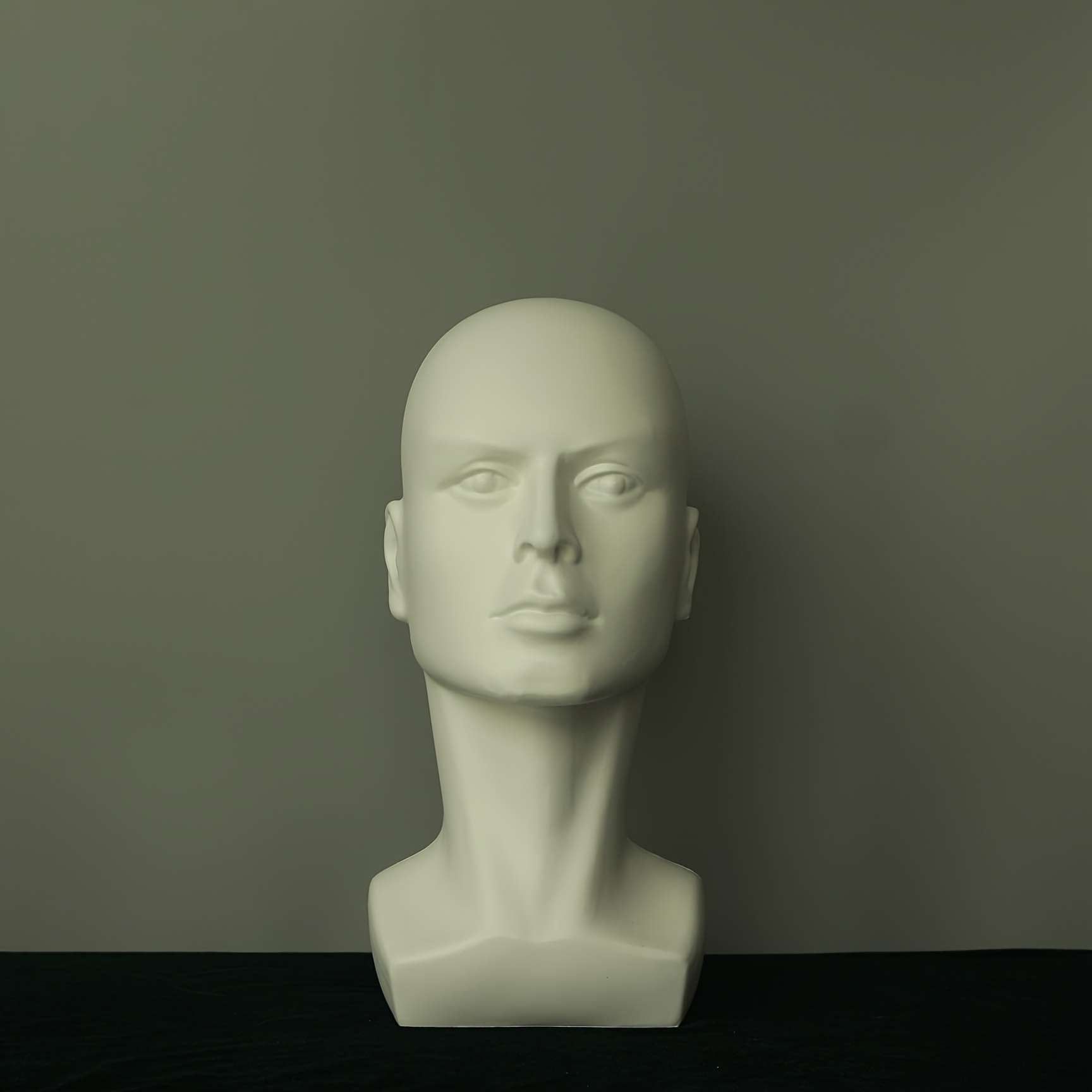 Image of Kimruima Male Mannequin Head For Wigs, Hats, And Fashion Glasses - , Facial Features, Durable Display Prop For Hair Styling And Accessories