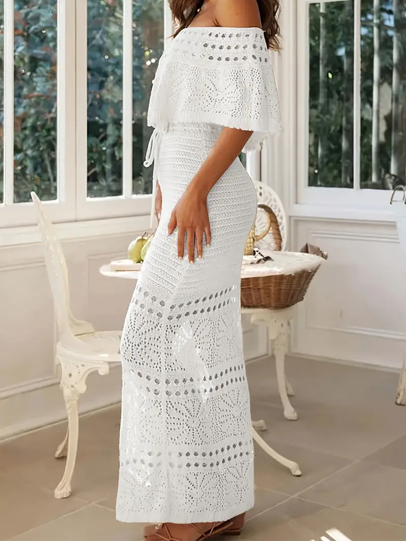 island casual dress Casual Island Bloom Tropical Fruit Patchwork A-Line Maxi Dress Likemychoice