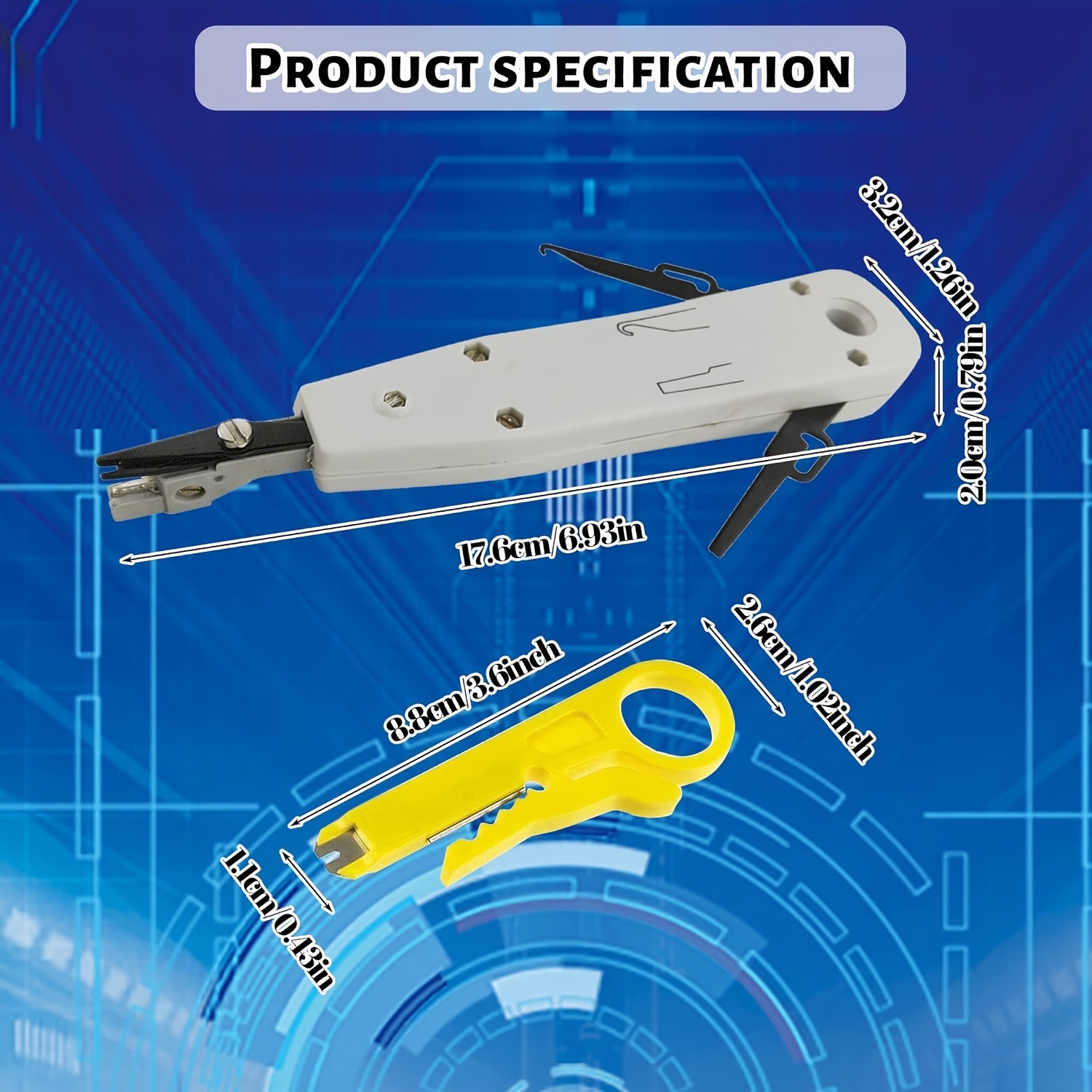 set van 2 punch down gereedschappen ethernet - Temu Netherlands