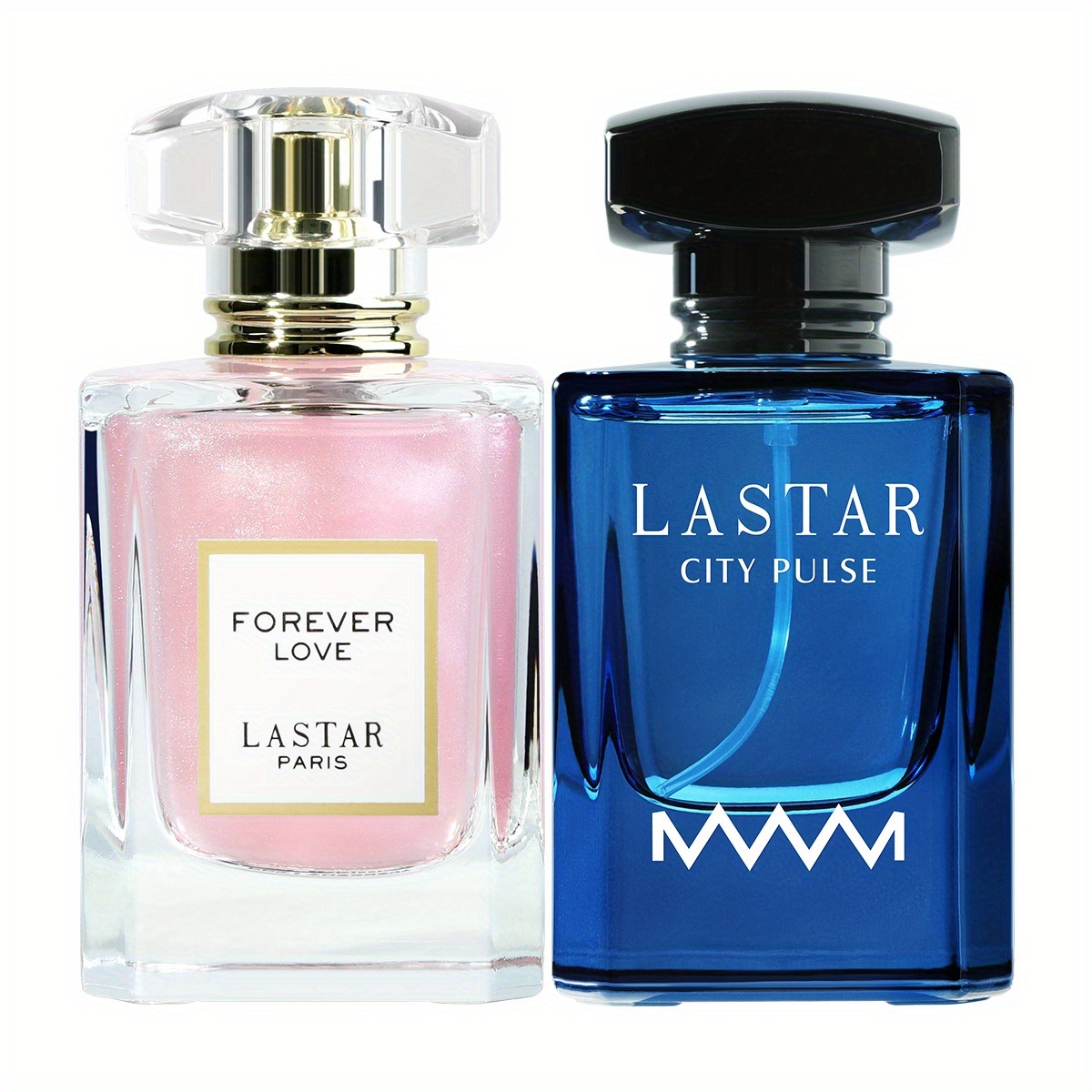 Lastar 2 Bottle Mixed Pheromone Perfume Set, Perfect Gift For Summer, Long-lasting Fragrance, Floral And Aquatic Perfumes, Ideal Gift For Couples, 55ml*2