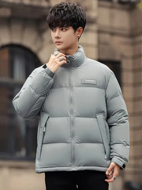 겨울 패션 다재다능 커플 퍼자켓, 캐주얼 트렌디 소프트 터치 남성 다운 코트.