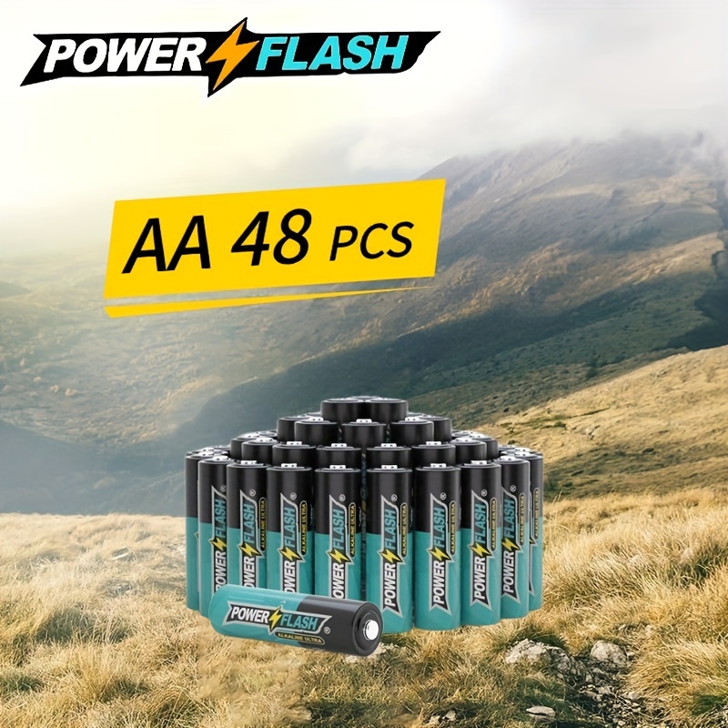 

Aa 48 Pcs Batteries, Lr6, Batteries For Devices, Of Emergency And , Outdoor, Electronic Devices And , With , And Long