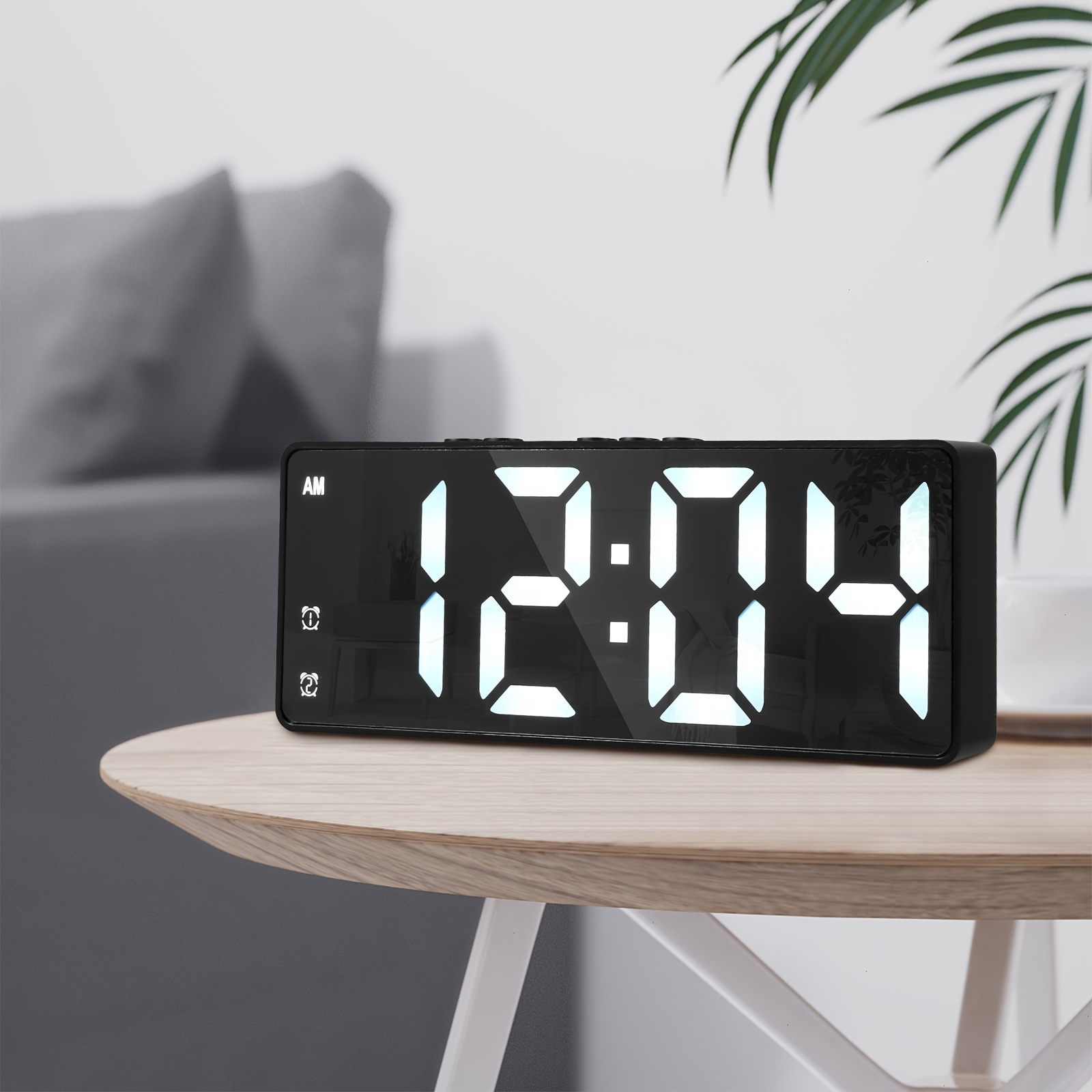 

Digital Alarm Clock Colorful Led Alarm Clock Usb/battery Operated Desk Clock With Dual Alarms 12/24h Display 3 Adjustable Function For Home Office