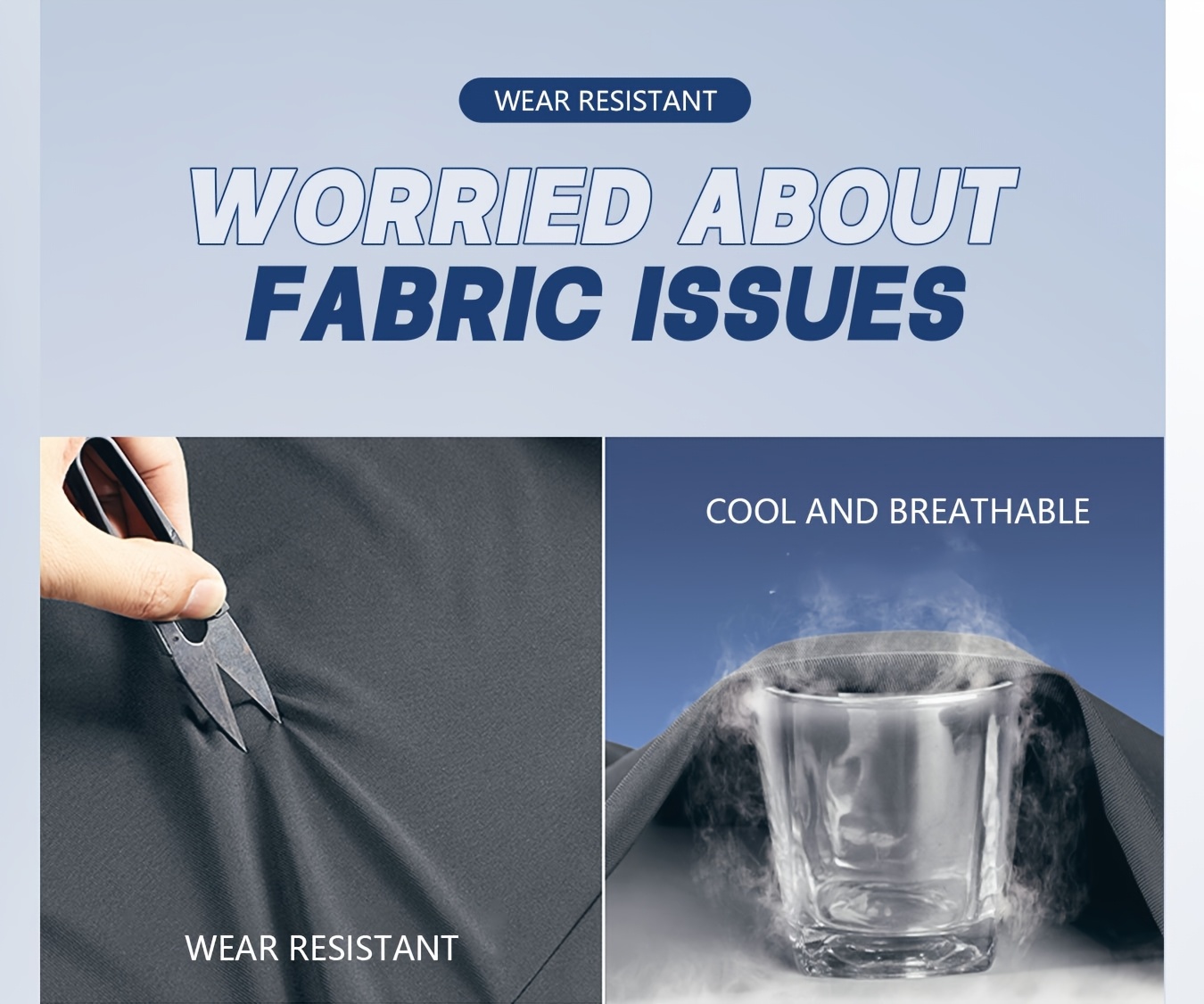 2pcs mens high   joggers ice cooling fabric zipper pockets breathable lightweight design for summer sports and casual wear   fit durable nylon spandex blend solid   for running gym golf fishing and outdoor activities Product details 7