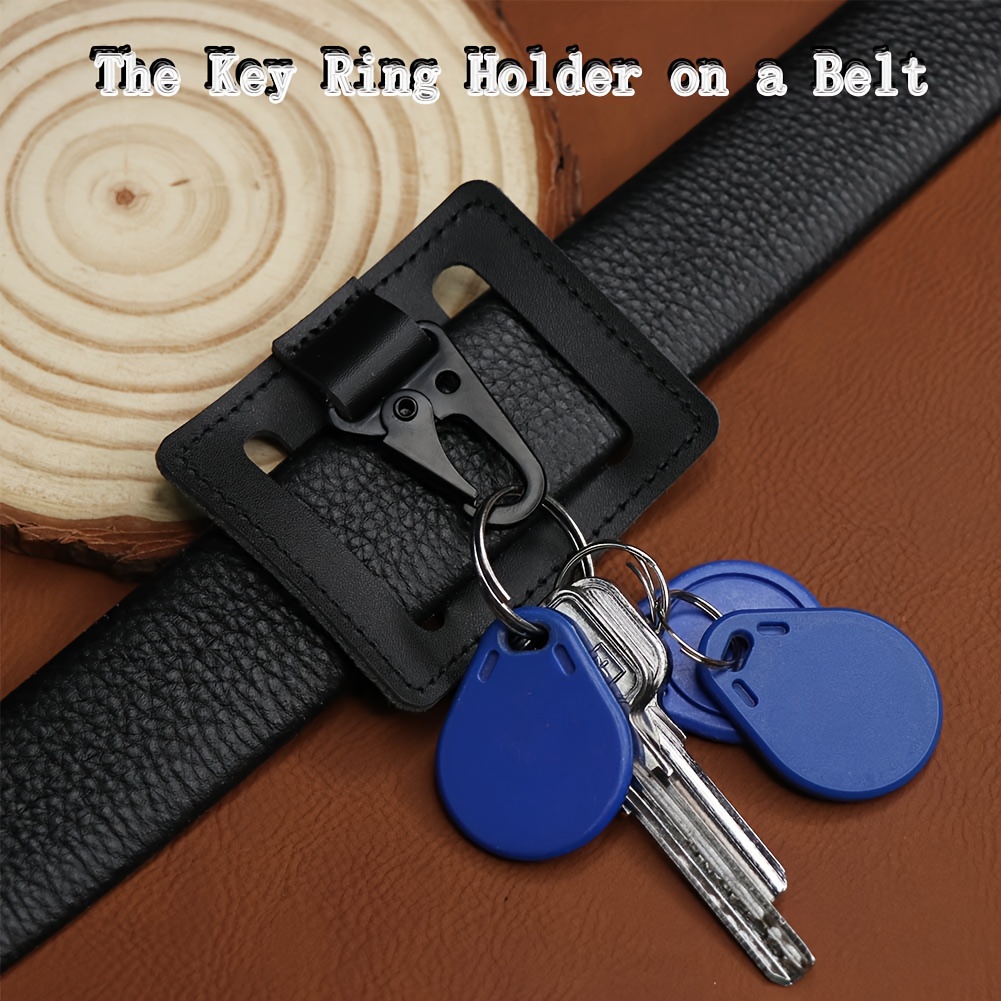 1pc black cowhide leather cow hide scraps belt loop edc Temu