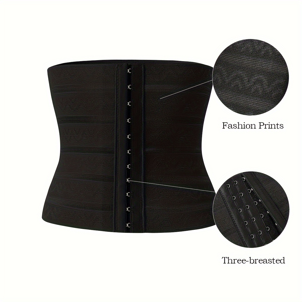 

Ceinture de en Élégante Noire Couture pour Femmes - Respirante, du Ventre & Corset Amincissant Post-