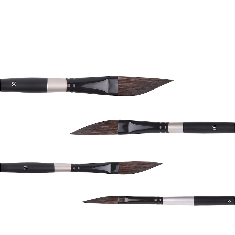 4pcs Watercolor Brush Set, Professional Artist-Grade Brushes