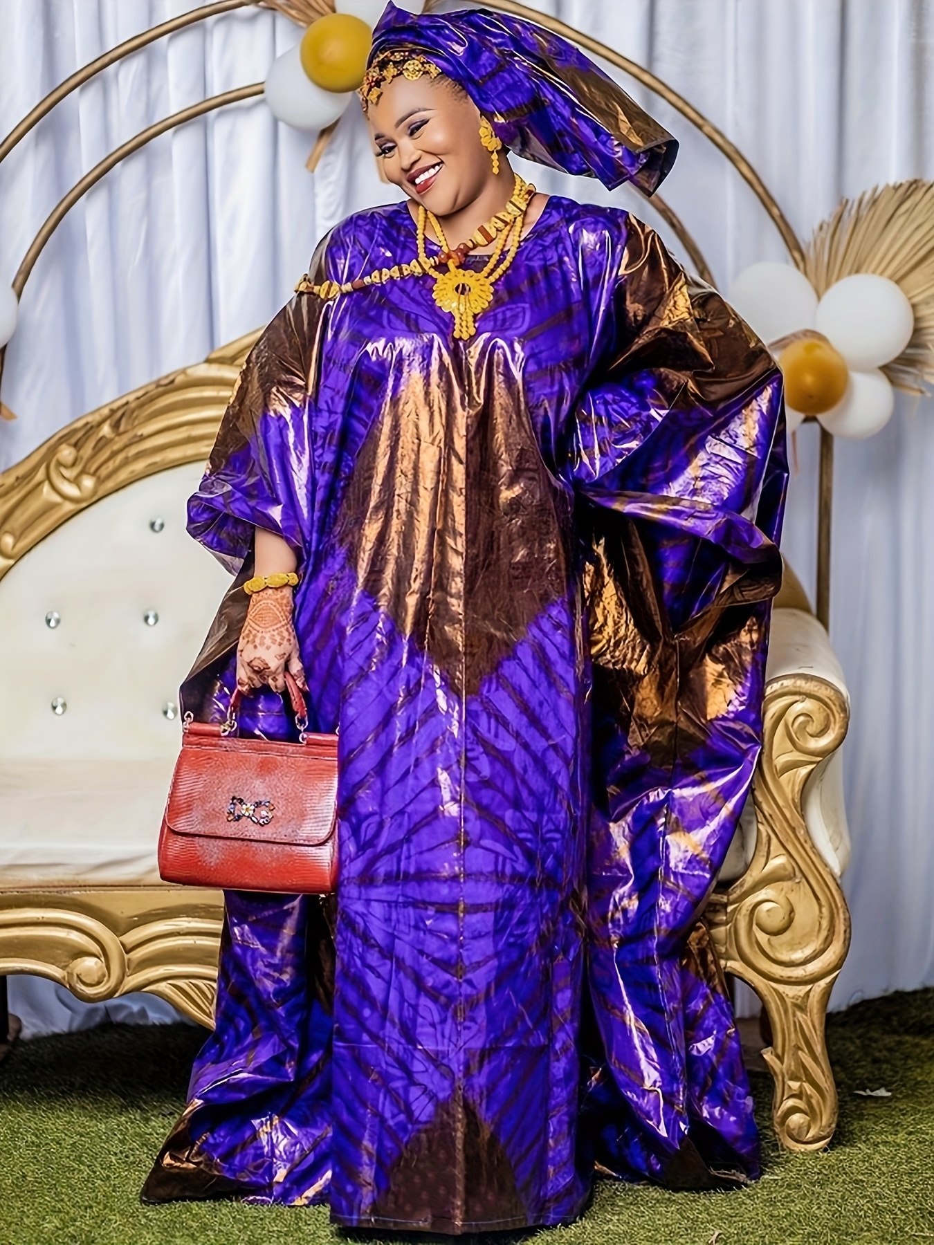 Plus Size, High Quality African Dresses for Women Traditional Wedding Party  Clothing * * * Printed Evening Gowns *