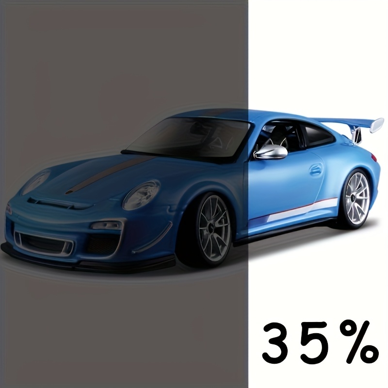 TEMU 1 Roll 50x300cm/19.68x118.11" Car Window Film Suitable For Vehicles, 5/15/35/50% Vlt Uv Protection Glare Shield, Fit For & Glass Doors,