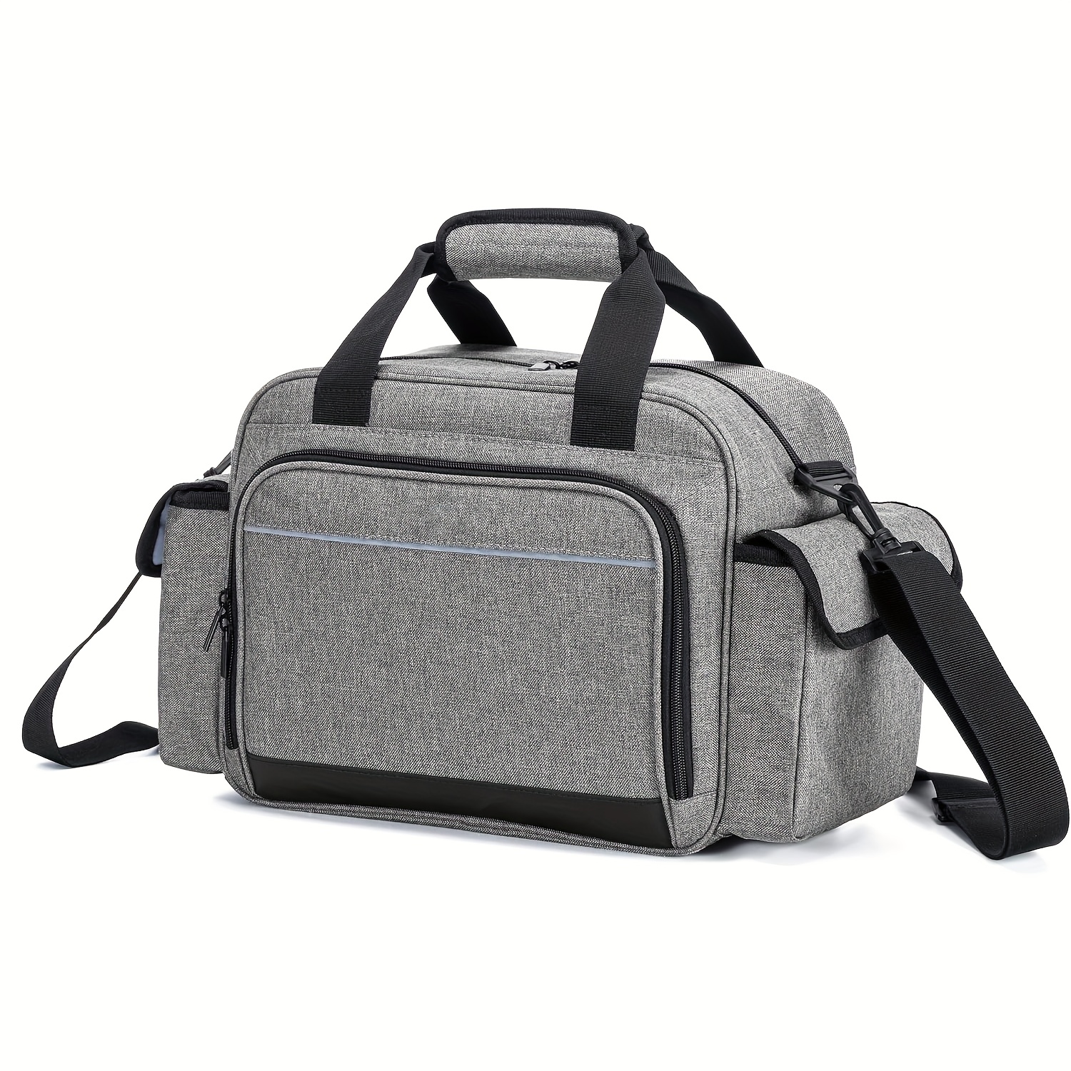 Image of Nurse Bag (empty Bag Only), Portable Supplies Shoulder Bag Nurse Tote Bag For Work, Supplies Shoulder Bag For Care, Nursing Bag Organizing Zip Bag For Nursing