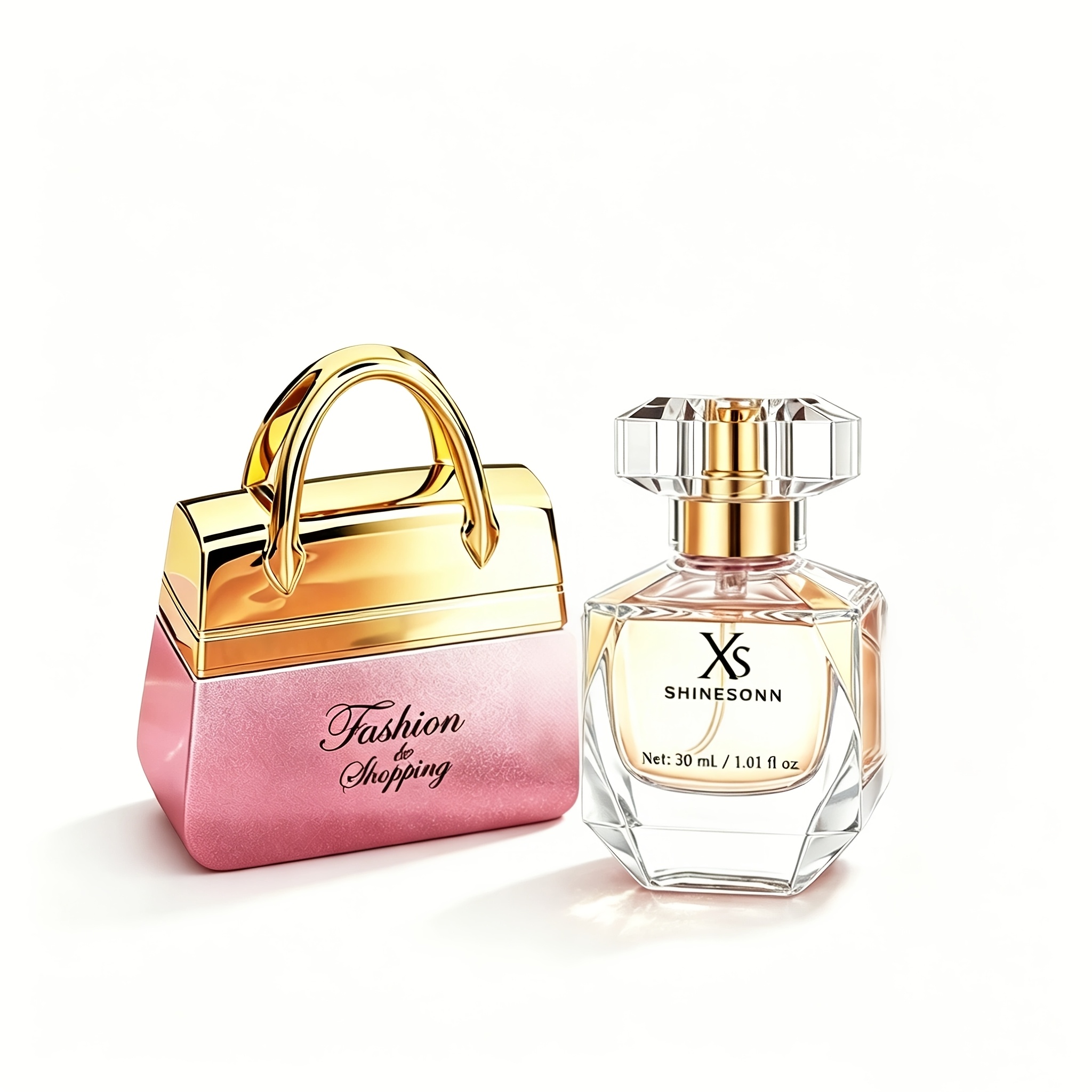 Image of 2pcs Women's Perfume Set With Elegant Stylish Bottles. It Carries Pleasant With Long-lasting , Perfect For Personal Use Or Gifts On Christmas, Halloween, New Year, Valentine's Day, And Other Holidays