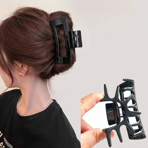 2pcs soft fashion hair clips strong non ergonomic safe and gentle clips premium non slip hair claws durable and non breakable styling accessories
