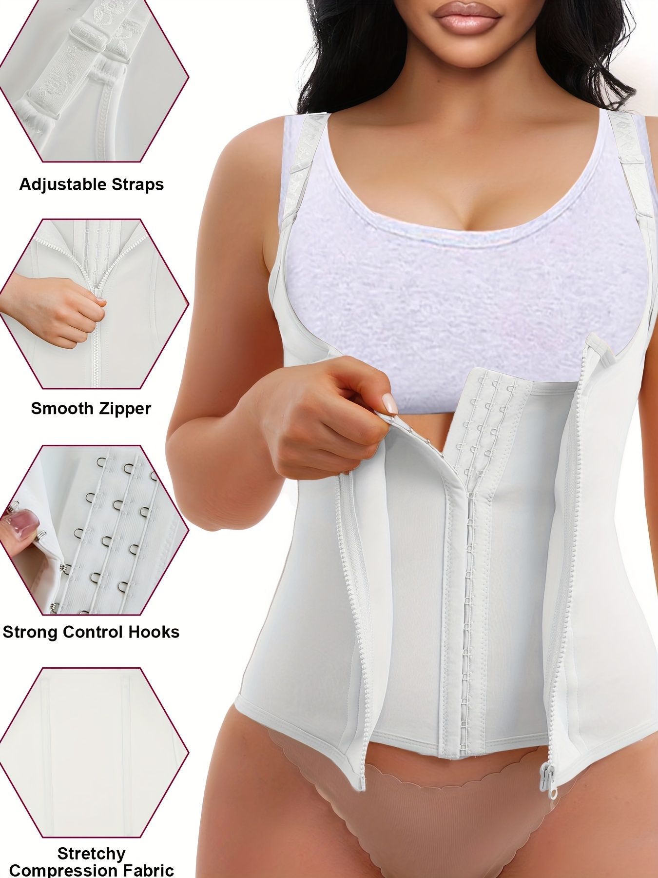 Faja Cintura De Avispa Reductora Gotoly Corsu00e9 De Entrenamiento