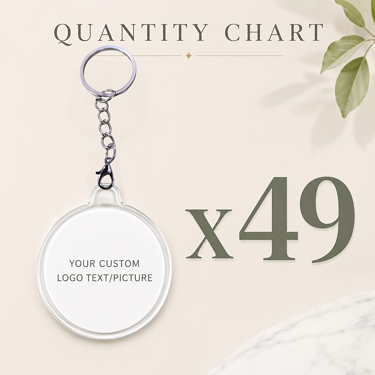 TEMU Personalized Acrylic Keychain, Customizable With Photos And Logos. Customized Flat Acrylic Logo Keychains In Bulk, Professionally Designed For