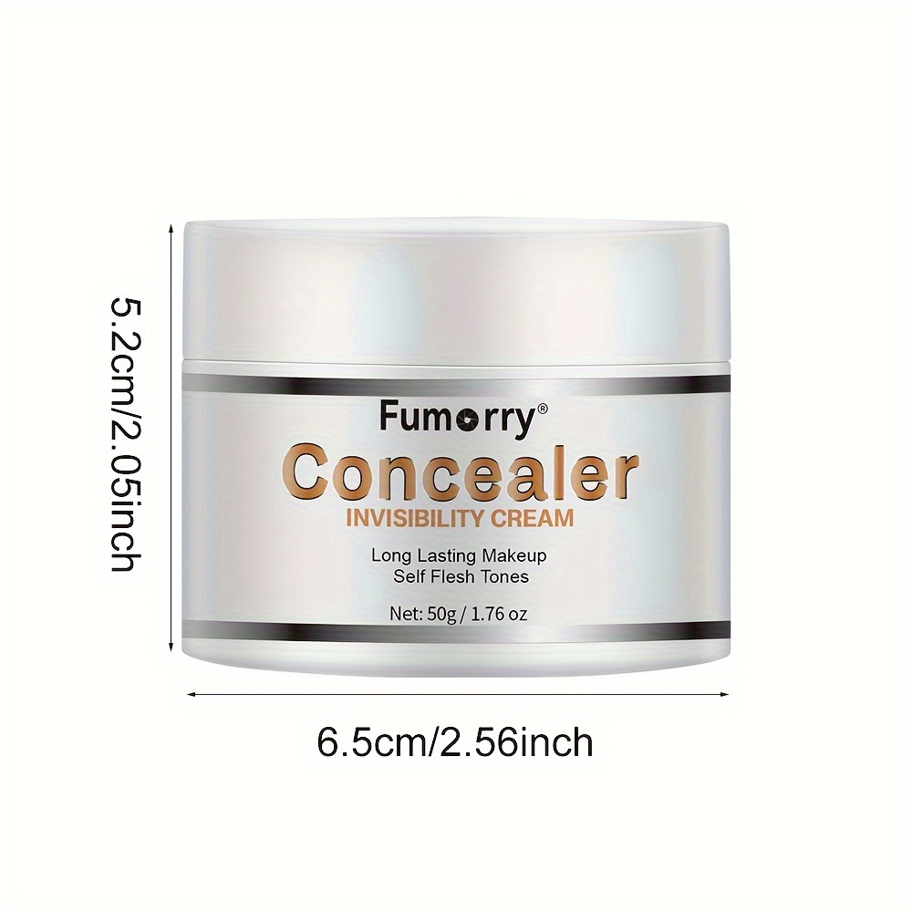 Men's Moisturizer Concealer Cream - Lightweight Texture, Light And Not Sticky, Covers Facial Defects - Creates A Natural Bright Complexion, Hides Pores & Evens Skin Tone, Easy to Clean, Fumorry - Image 6