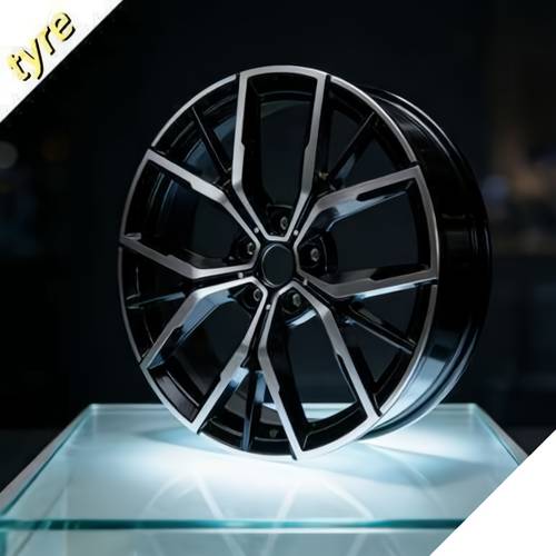 alloy wheel rim multi spoke machined face car wheel stylish replacement auto rim for passenger vehicle