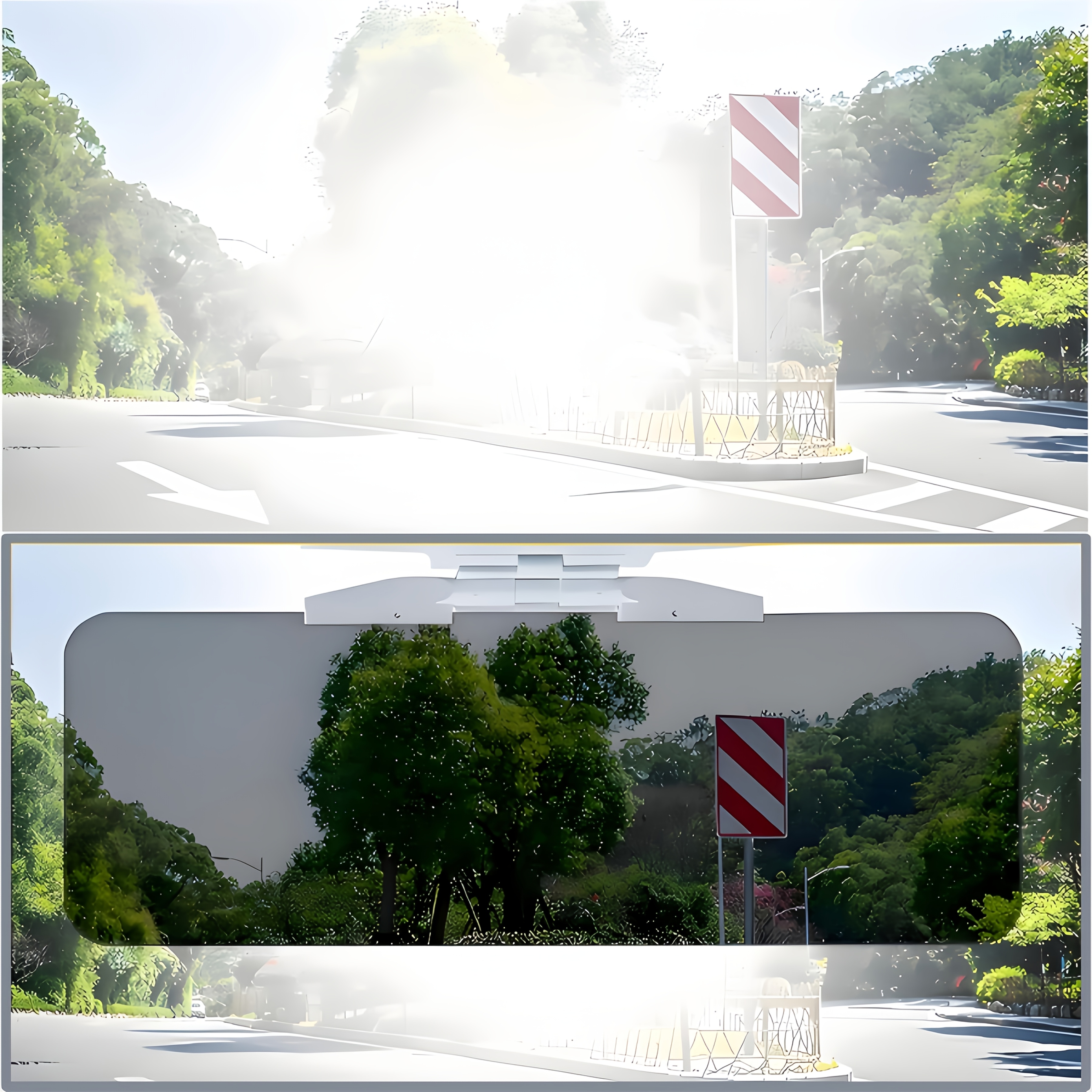 Fostervale car sun visor extender additional view