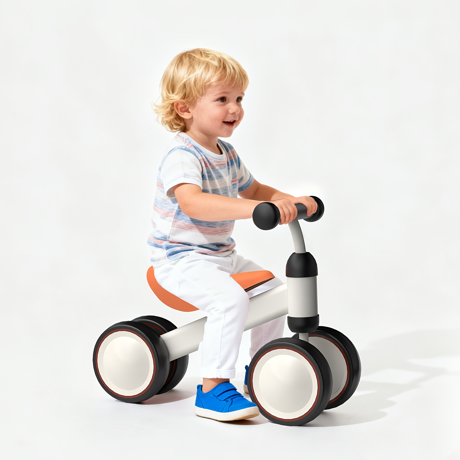 TEMU Baby Balance Bike, Without Pedals, Baby Walker, Baby Toys & Toddler Toys - , Birthday Gift For One-year-old Children, First Riding Experience,