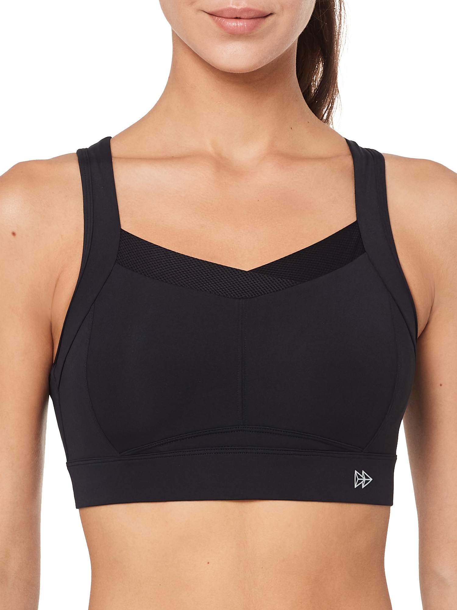 women s sports bra molded cups full coverage Temu