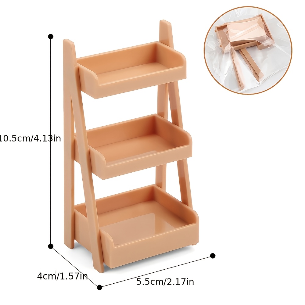Mini Portable Multi-Layer Storage Rack for Kitchen, Bathroom & Office