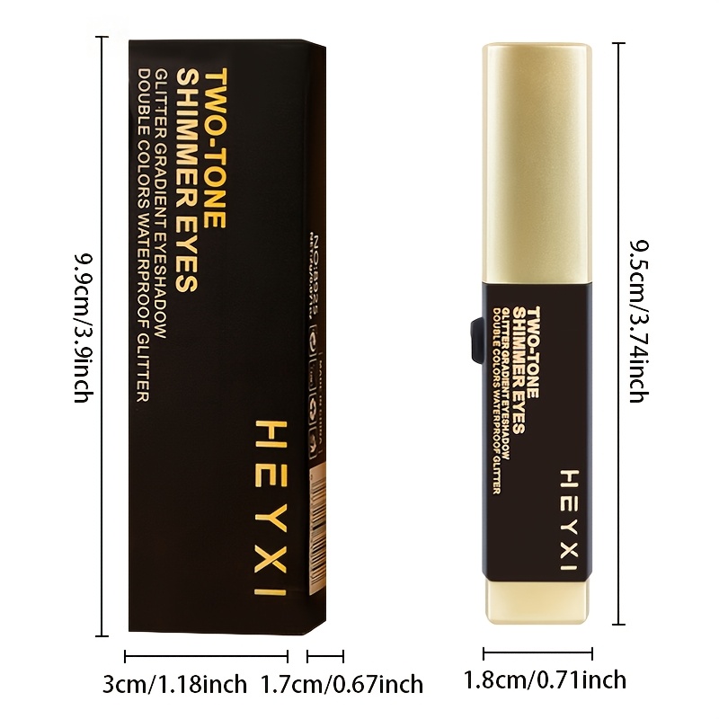 Dual-Tone Gradient Eyeshadow Pencil, Waterproof & Long-Lasting