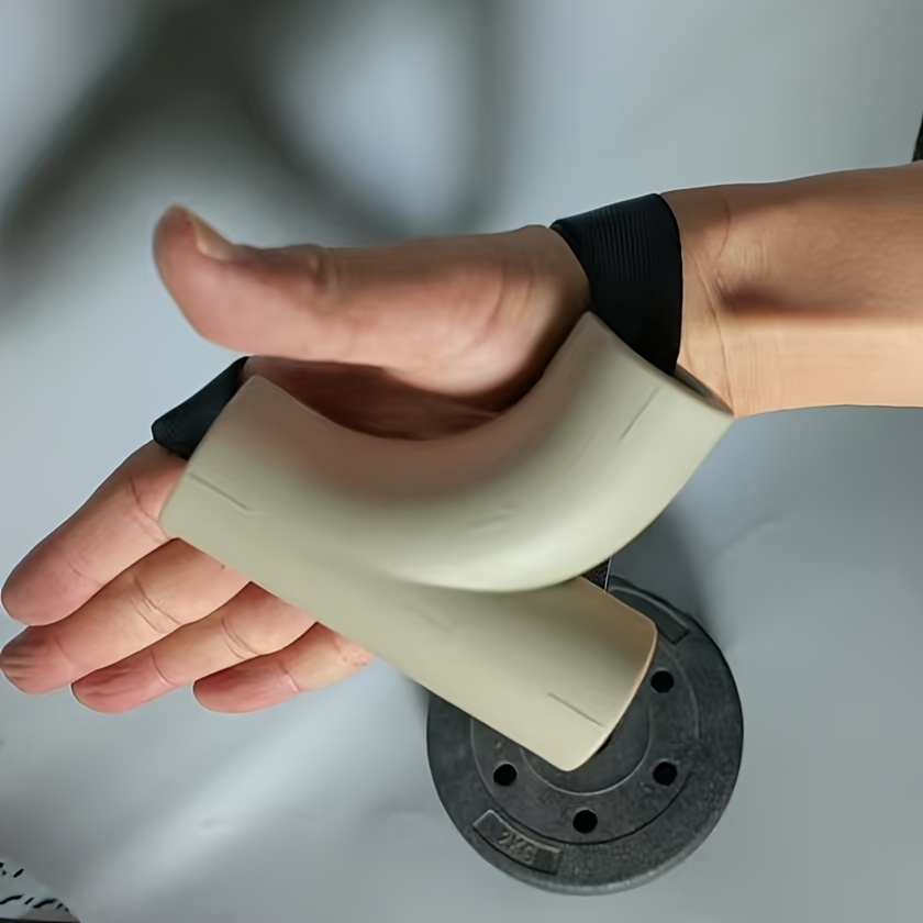 1pc gray pp wrist strengthener equipment r shaped forearm thumb trainer for   grip   for   levels grip training tool ergonomic grip   design Product details 2